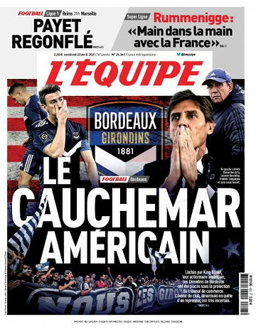 L’equipe du Vendredi 23 Avril 2021