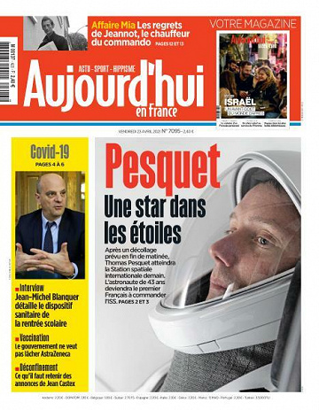 Aujourd’hui en France - 23 Avril 2021