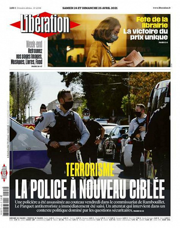 Libération du Samedi 24 et Dimanche 25 Avril 2021