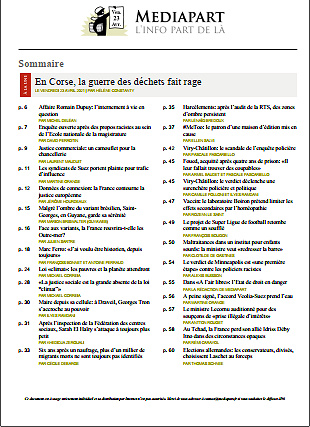 Mediapart Du Vendredi 23 Avril 2021 (Edition le soir)