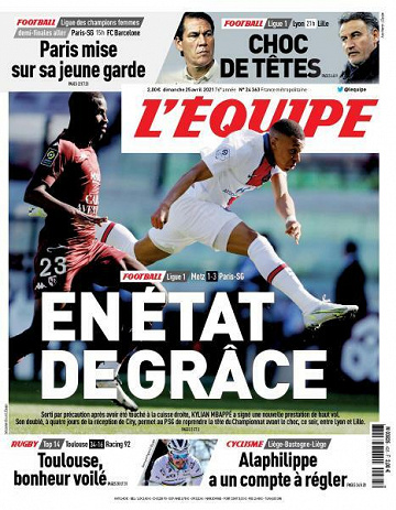 L’equipe du Dimanche 25 Avril 2021