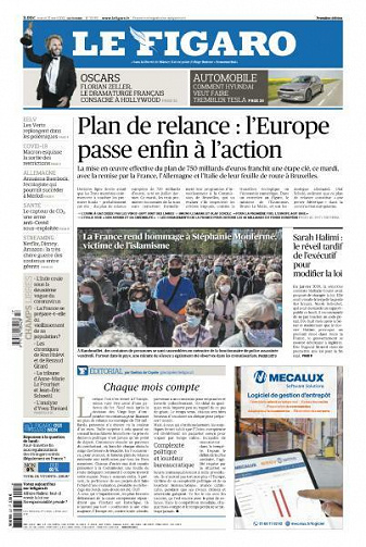 Le Figaro du Mardi 27 Avril 2021