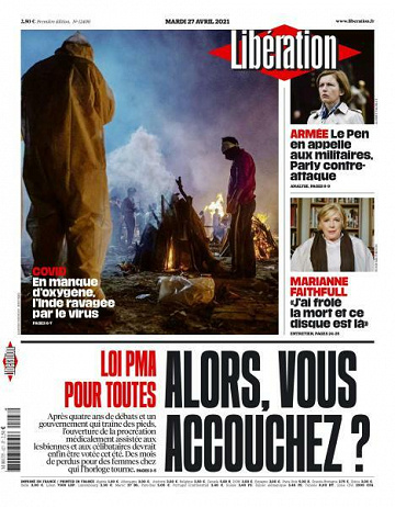 Libération du Mardi 27 Avril 2021