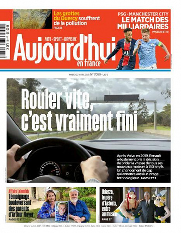 Aujourd’hui en France - 27 Avril 2021