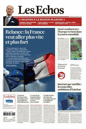 Les Echos du Mercredi 28 Avril 2021