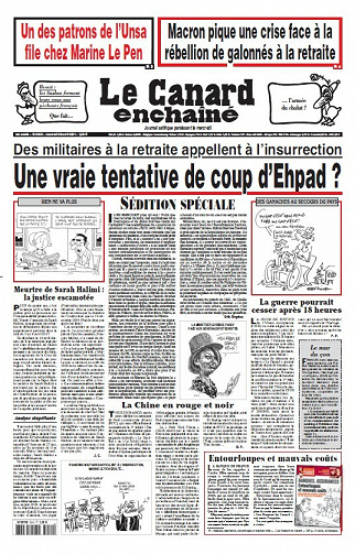 Le Canard enchaîné N°5242 - 28 Avril 2021