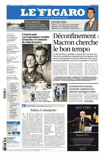 Le Figaro du Jeudi 29 Avril 2021