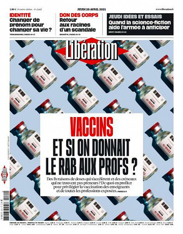 Libération du Jeudi 29 Avril 2021