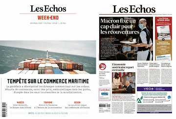 Pack Les Echos + Les Echos Week-end - Vendredi 30 Avril 2021