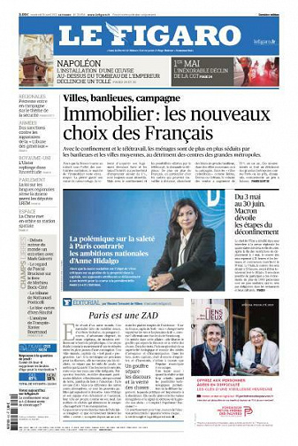 Le Figaro du Vendredi 30 Avril 2021