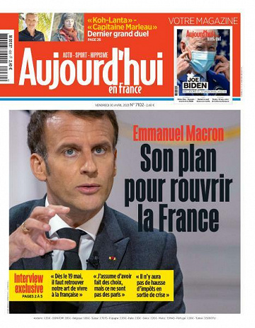 Aujourd’hui en France - 30 Avril 2021