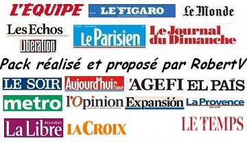 Pack Journaux (France) - Dimanche 2 Mai 2021
