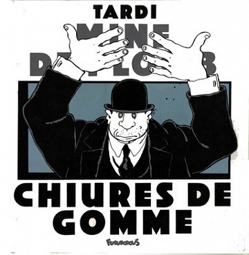 Mine de plomb - Chiures de gomme