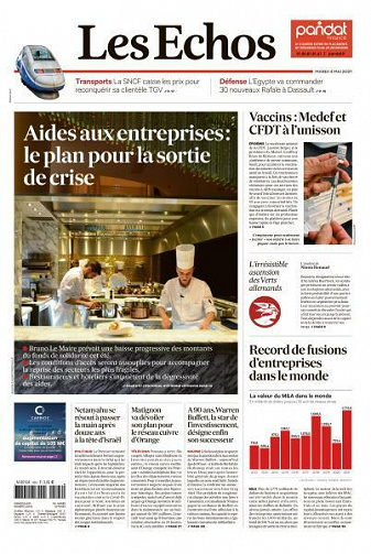 Les Echos du Mardi 4 Mai 2021