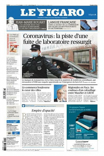Le Figaro du Mardi 4 Mai 2021