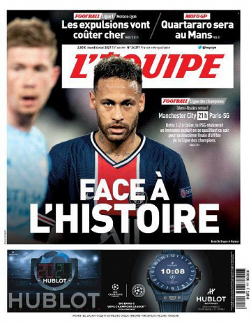 L’equipe du Mardi 4 Mai 2021