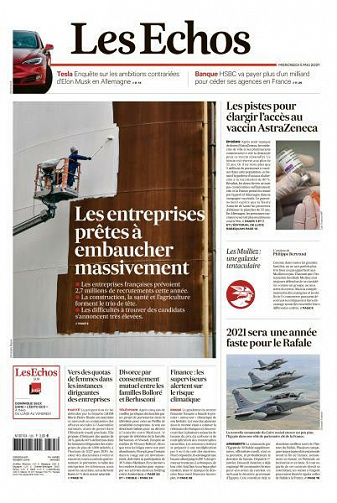 Les Echos du Mercredi 5 Mai 2021