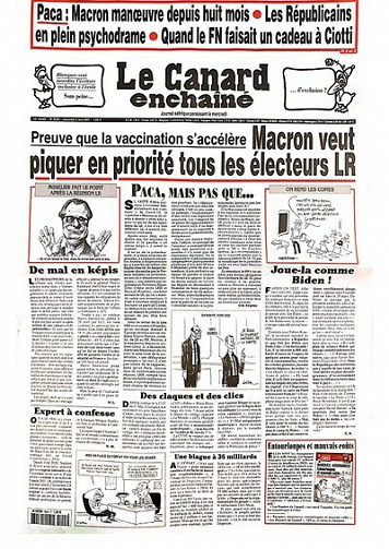 Le Canard enchaîné N°5243 - 5 Mai 2021
