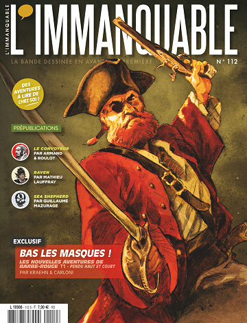 L'Immanquable - Bas les masques ! Les nouvelles aventures de Barbe-Rouge T1 - Pendu haut et court par Kraehn et Carloni, Tome 112