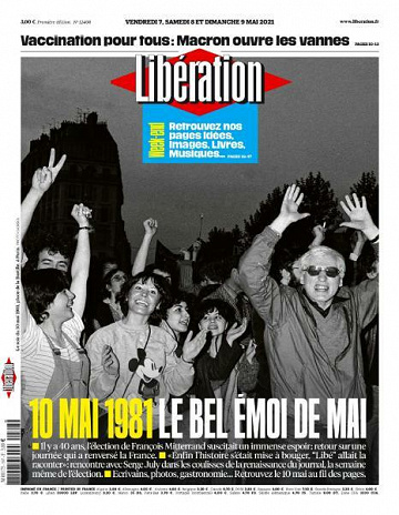 Libération du Vendredi 7 et Dimanche 9 Mai 2021