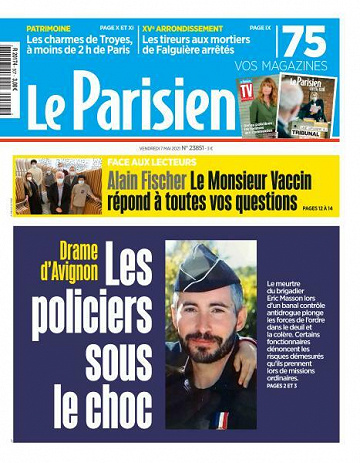Le Parisien du Vendredi 7 Mai 2021