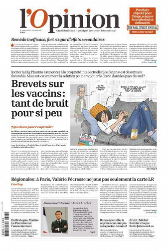L’Opinion - 7-8 Mai 2021