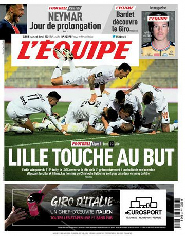 L’equipe du Samedi 8 Mai 2021