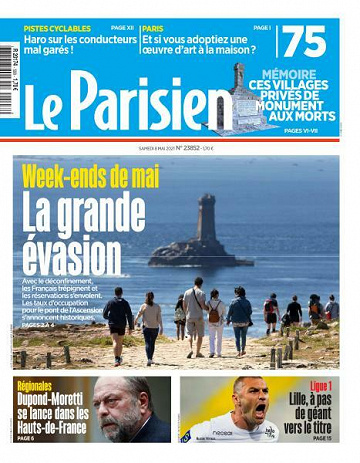 Le Parisien du Samedi 8 Mai 2021