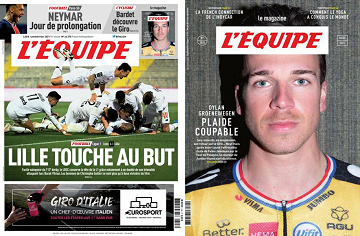 Pack L’Equipe + L’Equipe Magazine - Samedi 8 Mai 2021