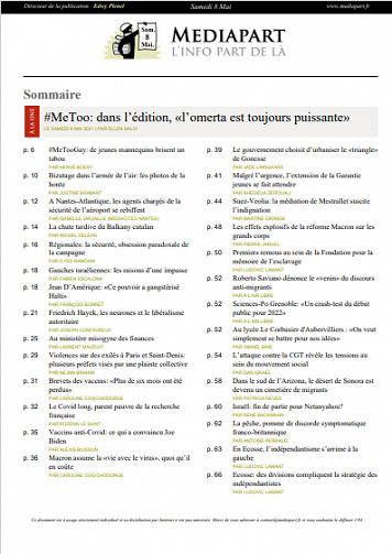 Mediapart Du Samedi 8 Mai 2021