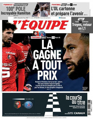 L’equipe du Dimanche 9 Mai 2021