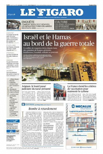 Le Figaro du Jeudi 13 Mai 2021