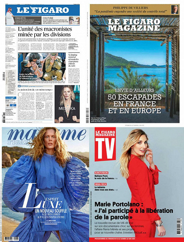 Pack Le Figaro et ses 3 suppléments - Vendredi 14 Mai 2021