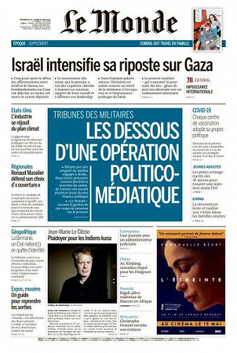 Le Monde du Dimanche 16 et Lundi 17 Mai 2021