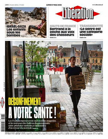 Libération du Lundi 17 Mai 2021