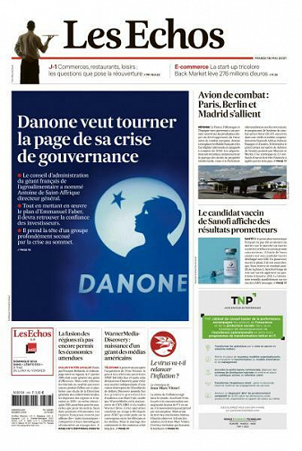 Les Echos du Mardi 18 Mai 2021