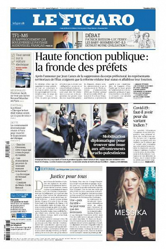 Le Figaro du Mardi 18 Mai 2021