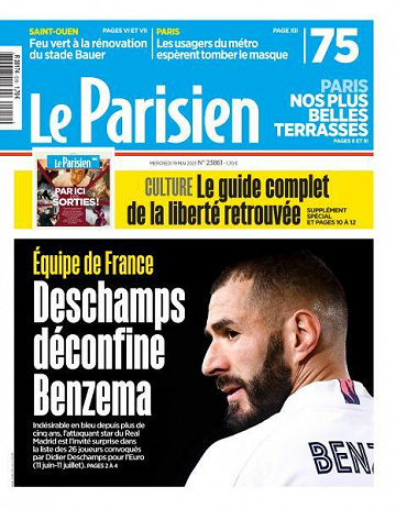 Le Parisien du Mercredi 19 Mai 2021