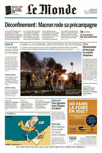 Le Monde du Jeudi 20 Mai 2021
