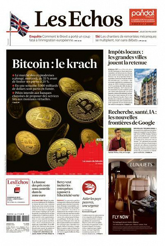 Les Echos du Jeudi 20 Mai 2021