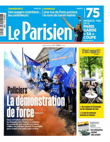 Le Parisien du Jeudi 20 Mai 2021