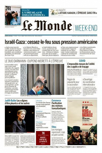 Le Monde du Samedi 22 Mai 2021