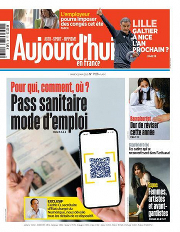 Aujourd’hui en France - 25 Mai 2021