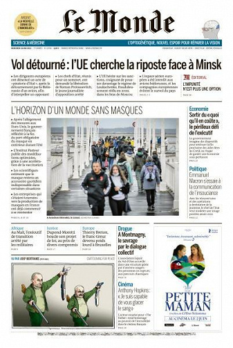 Le Monde du Mercredi 26 Mai 2021