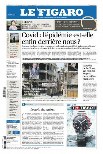 Le Figaro du Jeudi 27 Mai 2021