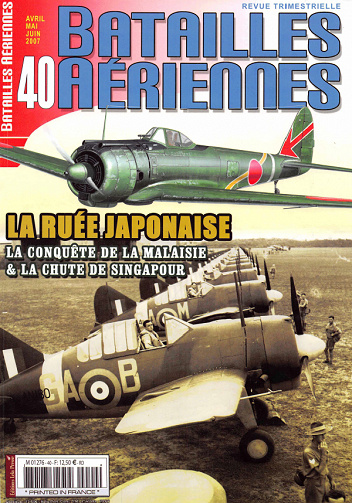 Batailles Aériennes - N° 40, Avril-Mai-Juin 2007