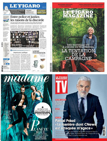 Pack Le Figaro et ses 3 suppléments - Vendredi 28 Mai 2021