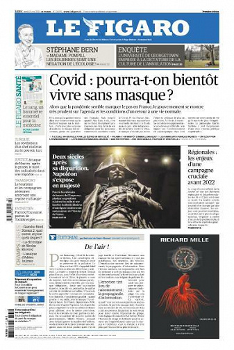 Le Figaro du Lundi 31 Mai 2021