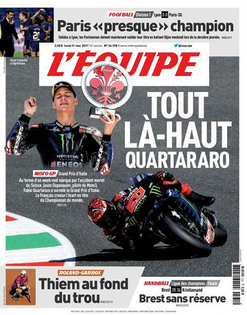 L’equipe du Lundi 31 Mai 2021