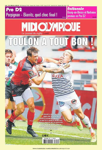 Midi Olympique Rouge N°5601 - 31 Mai au 6 Juin 2021